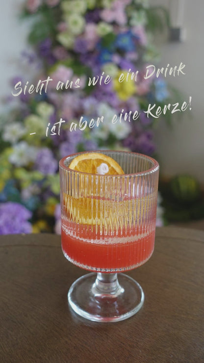 Cocktail candle: Aperol Spritz 